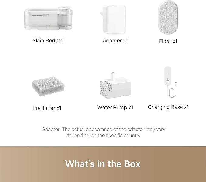 MOVA WF10 Pro Pet Water Fountain, Cat Water Fountain with Quiet Pump and 3 Water Flow Modes, 1.5L Cat Water Dispenser for Drinking Easy to Clean Assemble, Drinking Fountain for Small Pet, Dog