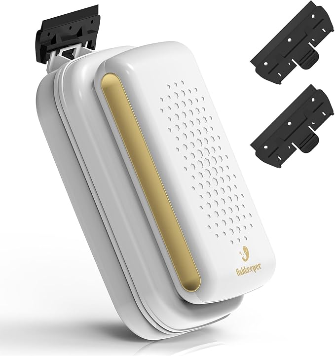 fishkeeper Magnetic Aquarium Fish Tank Glass Cleaner - Exquisite & Super Strong Magnetism, Double Side Floating Algae Scraper Cleaning Tools for 0.1 to 0.7 Inch Glass Tanks (Mini/M/L/XL)