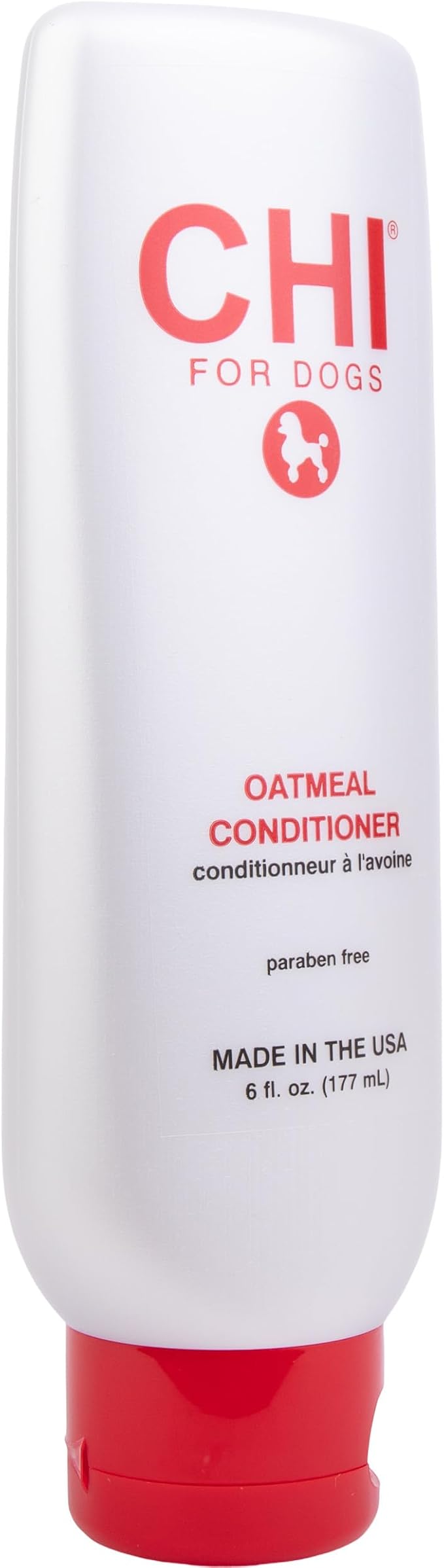CHI for Dogs Oatmeal Conditioner - Best Moisturizing Formula for Dry Skin - Dog Conditioner with Soothing Ingredients - Paraben and Sulfate Free - pH Balanced - Made in USA, 6 Fl Oz