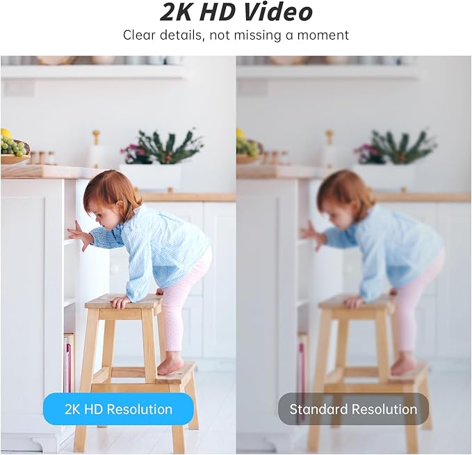 Indoor Camera 5G&2.4G WiFi Cameras for Home Security Instant 911 Alert, 360° Pan/Tilt Baby Monitor/Dog/Pet Camera AI Motion Detection Night Vision, Speaker, US Cloud Storage (1Pack)