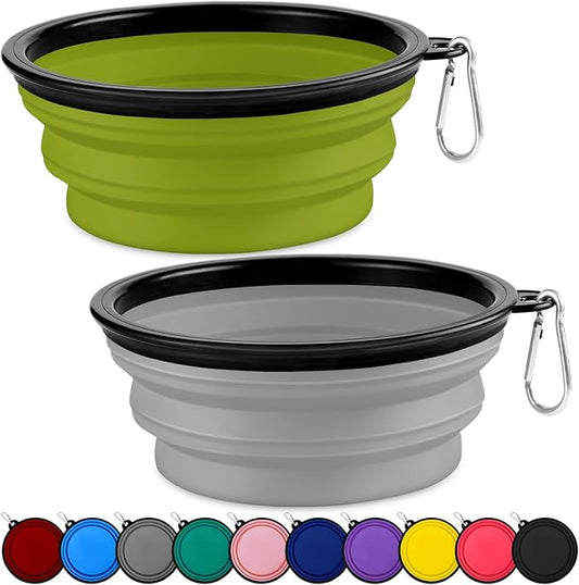 Collapsible Dog Bowl, Lightweight and Portable, Ideal for Hiking, Camping, and Outdoor Use