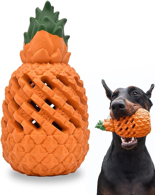 Pineapple Dog Chew Toys - Indestructible for Large Aggressive Chewers