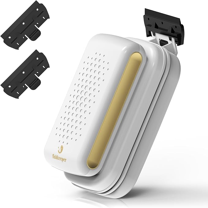 fishkeeper Magnetic Aquarium Fish Tank Glass Cleaner - Exquisite & Super Strong Magnetism, Double Side Floating Algae Scraper Cleaning Tools for 0.1 to 0.7 Inch Glass Tanks (Mini/M/L/XL)