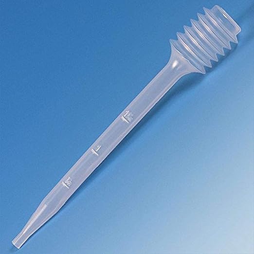 Globe Scientific 138002-100 LDPE Graduated Transfer Pipet, Bellows, Non-Sterile, 140mm Length, 7.0mL Capacity (Bag of 100)