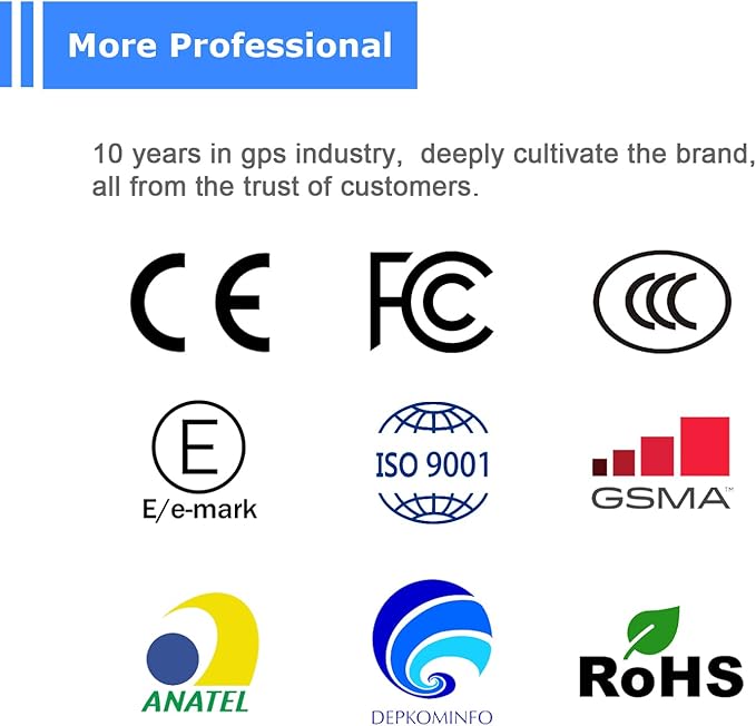 GPS Tracker for Vehicles, 6000Mah Battery Life Up to 90 Days, Waterproof, Magnetic 4G LTE, Unlimited Range, Subscription Required, Multiple Alarms, Hidden Tracker