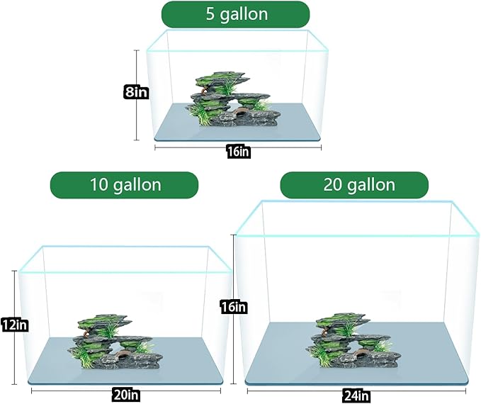 Fish Tank Decoration - Aquarium Ornament Rock Cave Landscape,02