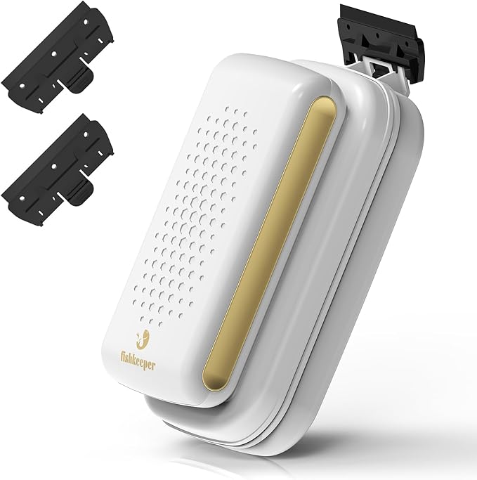 fishkeeper Magnetic Aquarium Fish Tank Glass Cleaner - Exquisite & Super Strong Magnetism, Double Side Floating Algae Scraper Cleaning Tools for 0.1 to 0.7 Inch Glass Tanks (Mini/M/L/XL)