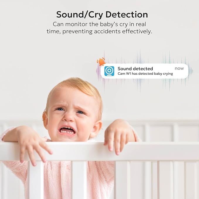 owltron Indoor Security Camera 2K, 360° Cameras for Home Security with Motion Detection, 2.4G WiFi for Pet/Baby/Nanny Cam with Night Vision, Siren Alarm & 2-Way Audio, Compatible with Alexa