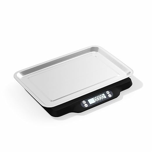 Helsevesen Digital Pet Scale(30kg/2g; 66lb/0.1oz), Postal Scale, Compact Shipping Scale, Compact Bench Scale, Digital Kitchen Scale