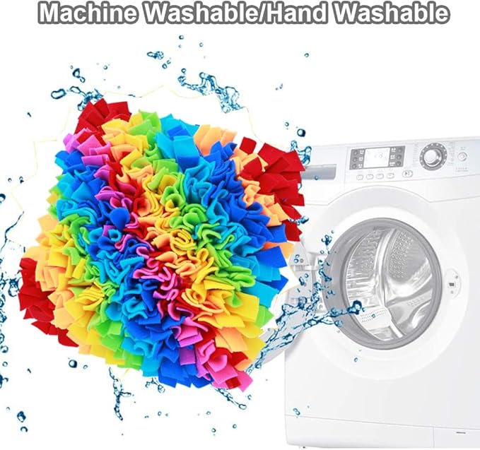 Snuffle Mat for Dogs - Dog Feeding Mat, Nosework Training Mats for Foraging Instinct, Enrichment Toys for Small/Medium/Large Dogs