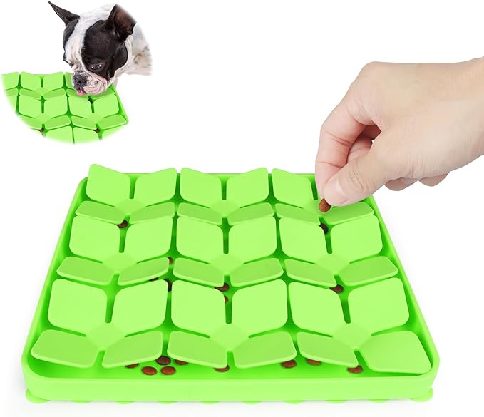 Snuffle Mat for Dogs,Silicone Interactive Dog Mat to Protect Dog's Nose for Smell Training and Slow Eating,Encourages Natural Foraging Skills and Stress Relief for Dogs Mental Stimulation Toy