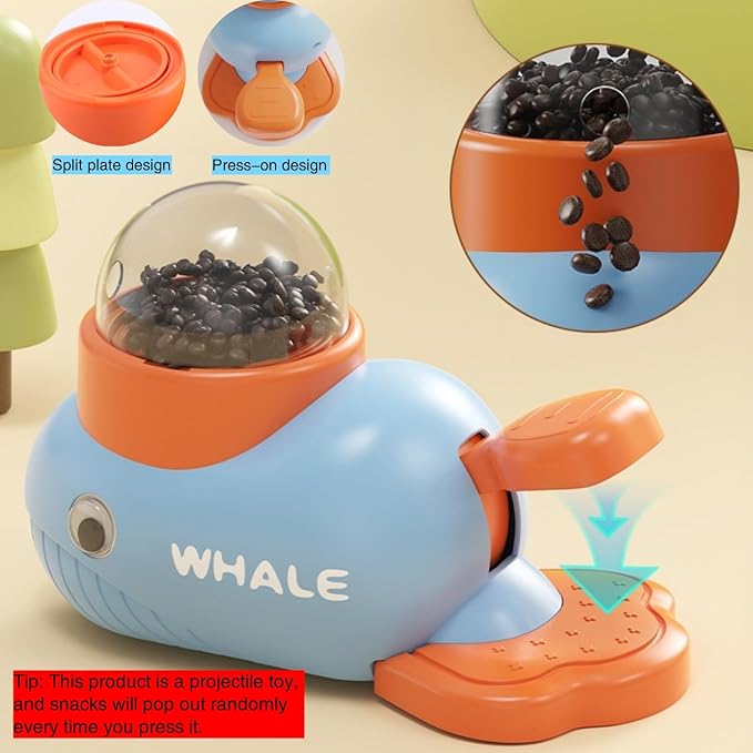 Cat Interactive Treat Dispenser Toy, Interactive Dog Puzzle Toy, Dogs Food Treat Feeding Dispenser for Healthy Eating for Small & Medium (Blue)