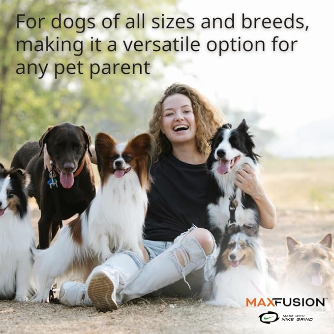 Max Fusion with Nike Grind, Tug of War Dog Toy for Chewers – XL Chew Toys for Large Dogs, Interactive Outdoor Puppy Toy for Teething, Play, Enrichment, Training & Dental Health