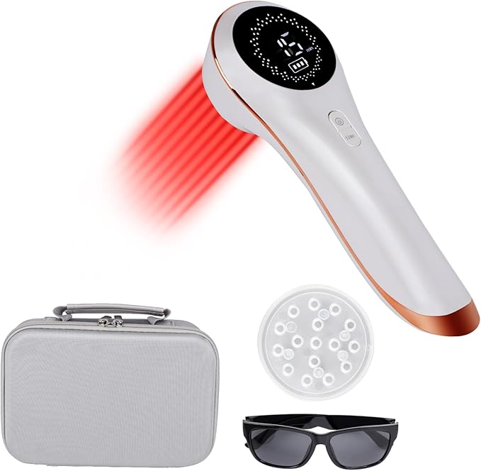 Infra Red Light Therapy Device for Muscle Joint Pain Relief, Handheld Near Infrared Light Treatment Body, Knee, Shoulder, Back, Portable Infrared Therapy at Home Dog, Cat, Horse