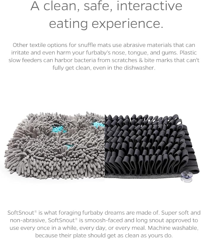 Pet Parents® Forager® Mats, Snuffle Mat for Dogs with SoftSnout & Non-Slip Backing Technology, Slow Feeder Dog Bowls & Snuffle Mat for Large Dogs and Small Dogs (Meadow 19")