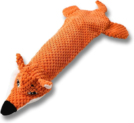 Dog Toys, Squeaky Plush No Stuffing Crinkle Dog Toy for Small Medium Large Dogs, Interactive Puppy Teething Water Bottle Dog Chew Toy