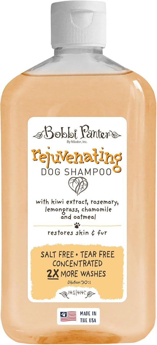 Bobbi Panter Rejuvenating Dog Shampoo, Restores & Revitalizes Skin & Fur, Orange Citrus Scent - 30:1 Concentrated Formula, Made in The USA, Trusted by Professional Groomers, 14 oz.