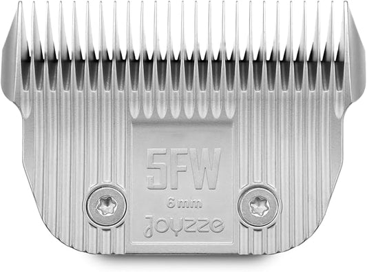 Raptor/Falcon Series A Wide Blade - Professional Grade Dog Clipper Grooming Blade, Detachable, Replacement Blades - Stainless Steel, Coated Ceramic,(A Series #5FW)