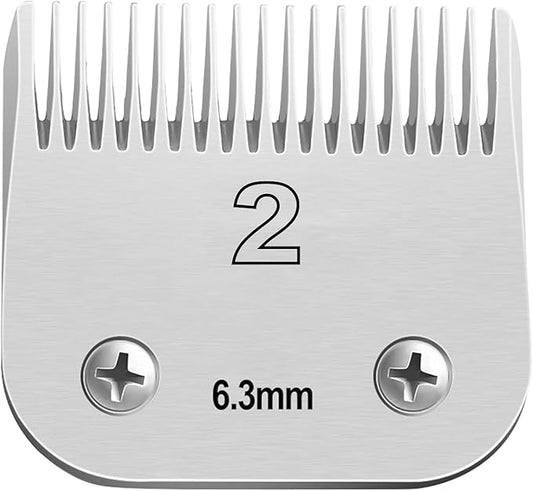 Professional Detachable Replacement Ceramic Blades set,compatible with oster Classic 76/Star-Teq/Power-Teq andi A*dis AGC,BDC,BGC,MBG Series Clippers (Size 2)