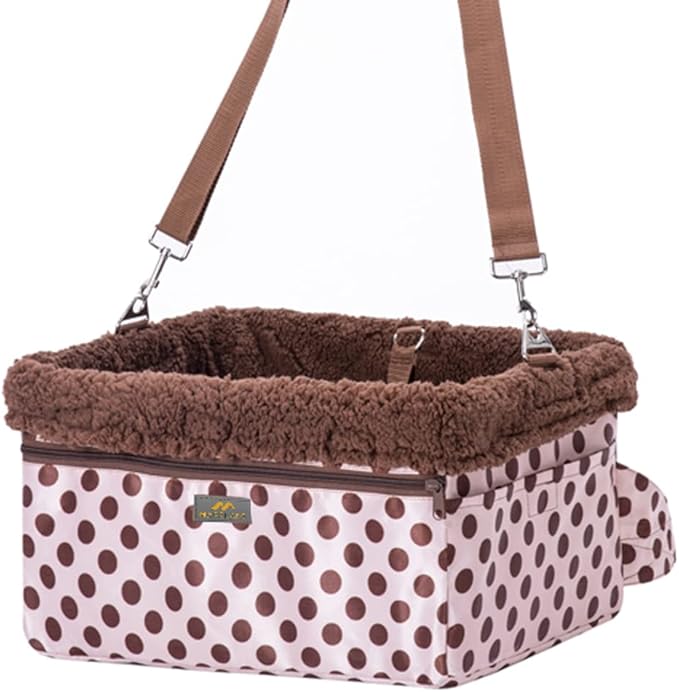 Dog Car Seats for Small Dogs, Upgrade Dog Booster Seat with Metal Frame Construction with Double-Layer Oxford, Perfect for Small Pets,XL-UP TO 20LBS