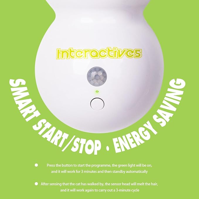 Whirlie Cat Toy, Interactive Rotating Kitten Toy with Suction Cup, Automatic Moving Cat Worm for Indoor Cats to Stimulate Hunting Instincts & Reduce Boredom