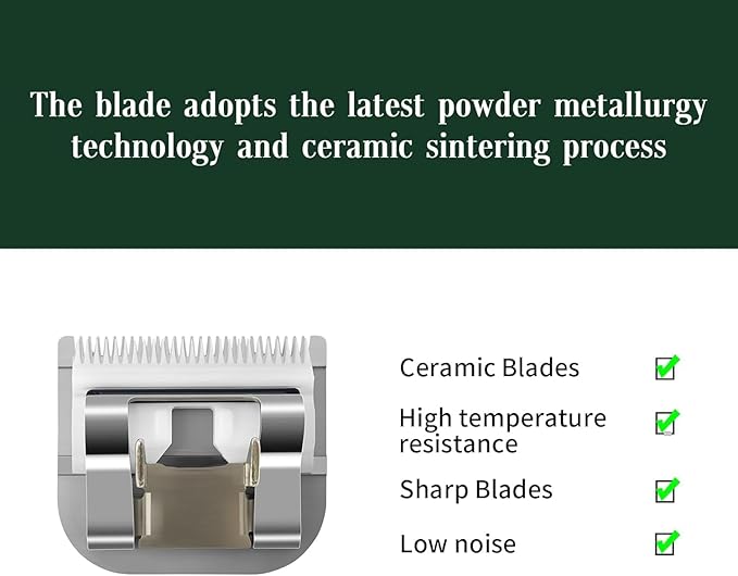 4 Pack Large Size Detachable Replacement Blades set,compatible with oster Classic 76/Star-Teq/Power-Teq andi A*dis AGC,BDC,BGC,MBG Series Clippers，size from 3/8 to 3/4 -Inch（9.5-19mm）