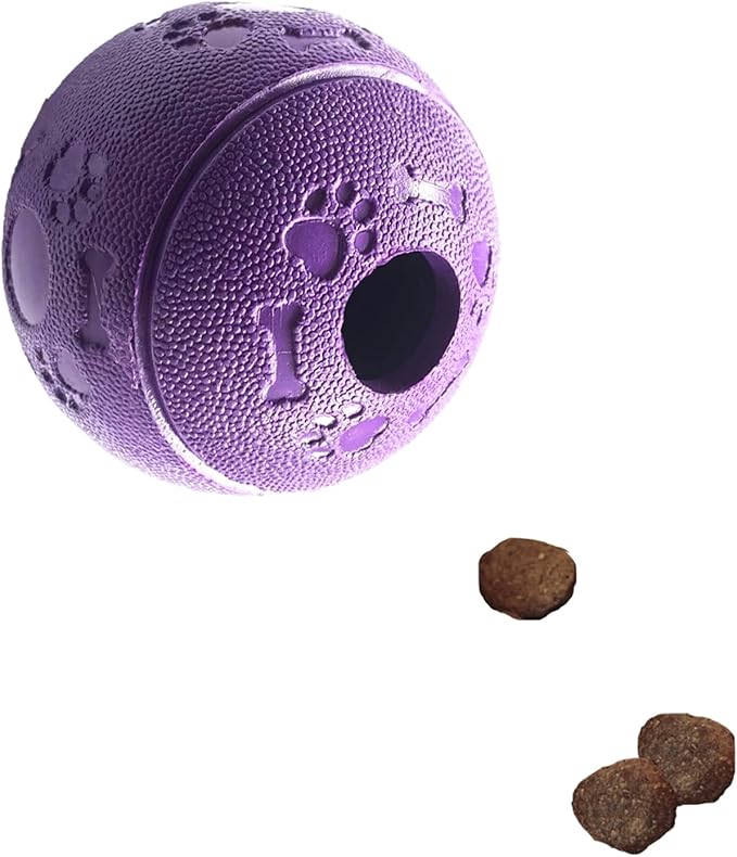 Jalousie Dog Puzzle Balls Cat Treat Dispensing Balls Non-Toxic Natural Rubber Pup Chew Toys for Puppy Pet Dog Teething Puzzle Playing Treat Dispenser Rope (3 Lick Mat + 1 Treat Ball)