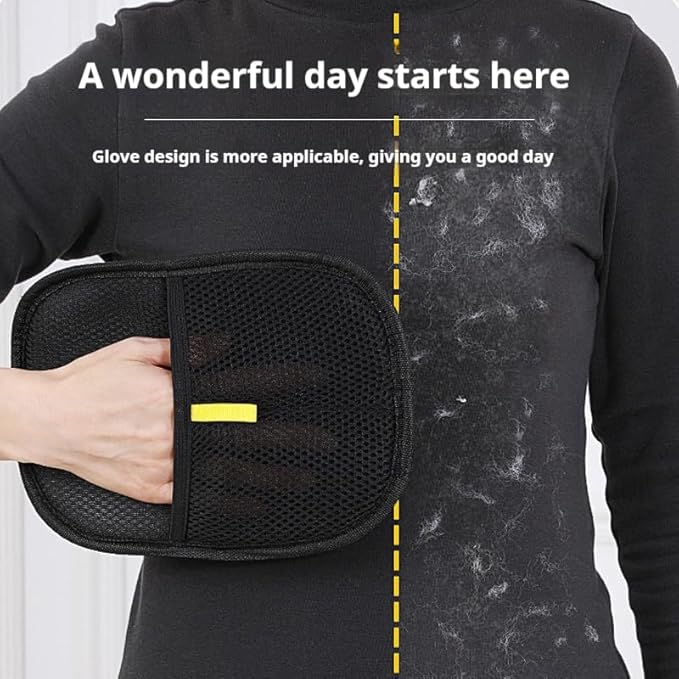 Pet Hair Removal Glove,2Pcs Electrostatic Gloves Pet Hair Removal, 2025 Pet Hair Remover Glove, Washable Reusable Dogs Cats Hair Gloves for Furniture Bed Sheets Couch Clothes Carpet Car Seat