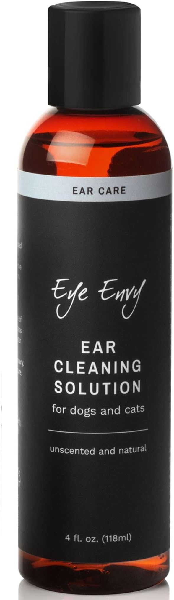 Eye Envy Ear Cleaning Solution for Dogs and Cats. Made in The USA. Safe, All-Natural Dog Ear Cleaner. Prevents Dog Yeast Ear Infections. Removes Dirt, Debris, and Wax buildup. Unscented. 4 fl. oz.