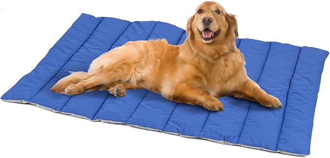 Heeyoo Outdoor Dog Bed, Waterproof Camping Dog Bed Mat, Machine Washable and Portable Travel Pet Pad Mat, Foldable Pet Beds for Small, Medium, and Large Dogs