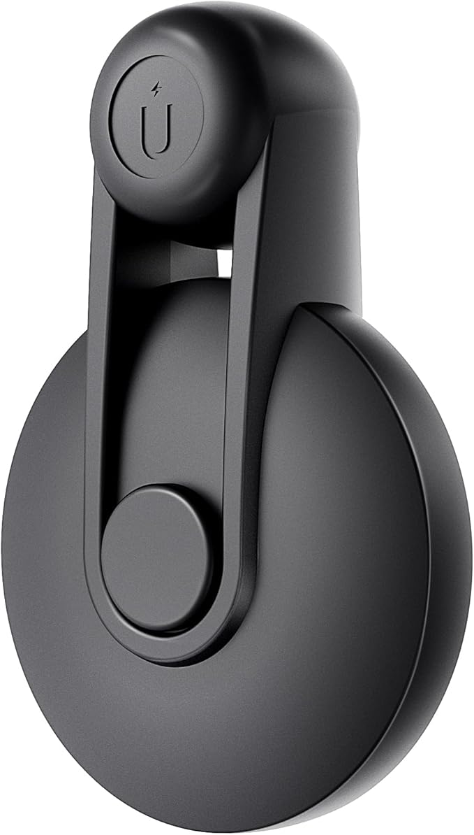 Htag GPS Tracker for Kids,Key Finder Works with Apple Find My (iOS only),Privacy Protection, Lost Mode, Waterproof,Bluetooth Tracker for Children, Seniors, Pets, Backpack (Black)