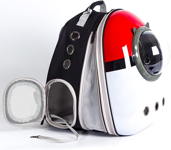 Front Expandable Cat Backpack Carrier, Large Cat Backpack Fits Up to 20 lbs, Backpack for Cats Kitten Small Puppy, Airline Approved Cat Bubble Backpack, Space Capsule Astronaut Backpack Carrier