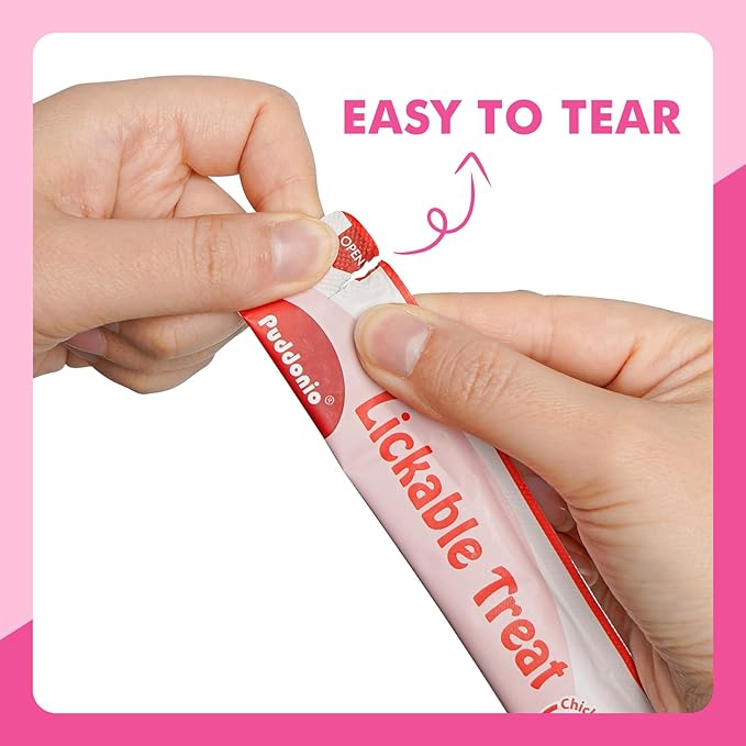 High-Meat Lickable Cat Treats, Grain & Gum Free, No Additives, All-Natural High Protein Puree, 0.5oz Tubes (Pack of 48)