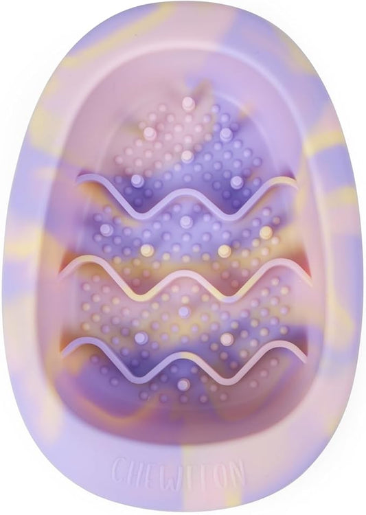 Interactive Dog & Cat Lick Mat Bowls, BPA-Free Silicone Dog Slow Feeder with Suction Cups, Non Slip Food Bowl for Dogs and Cats, Reduce Anxiety, Dishwasher Safe, Lavender Purple Small