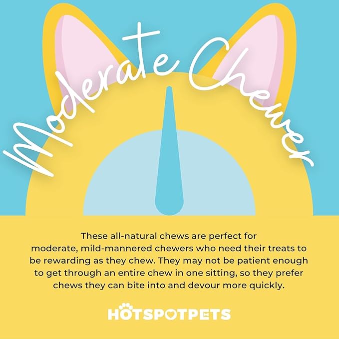 hotspot pets 8-9 Inch Large Rawhide Dog Chew Bones - Made from Grass Fed Cows - Great for Dental & Oral Care for Aggressive Chewers Large Dogs