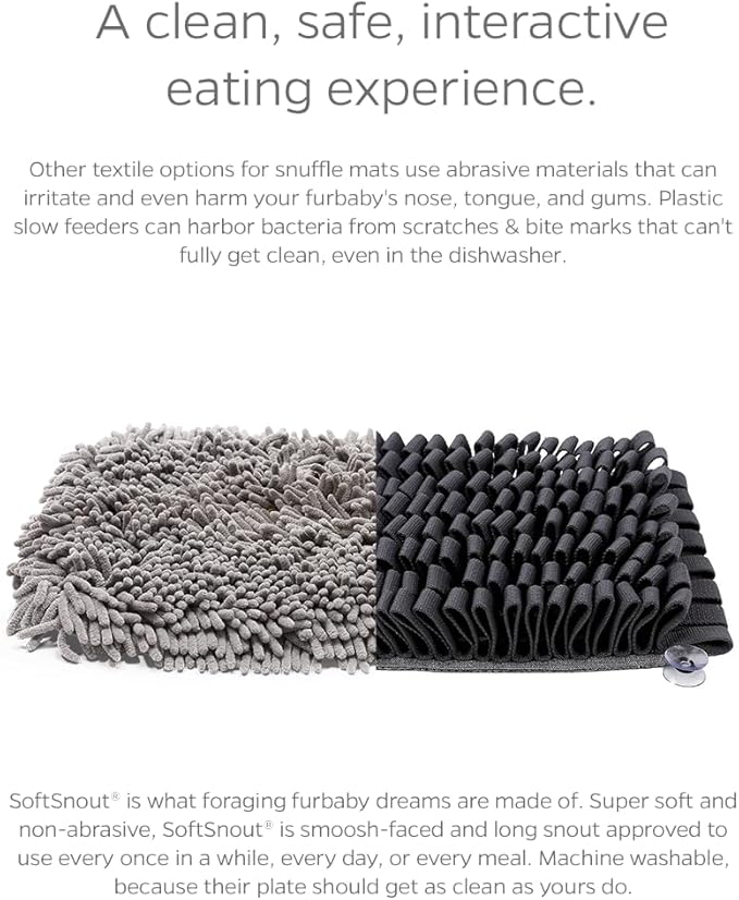 Pet Parents Forager Mats & Slow Feeder Dog Bowl - Snuffle Mat with SoftSnout & Non-Slip Backing (Forest 19")