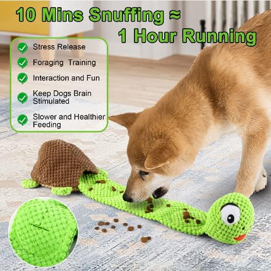 Dog Squeak Toys Dogs Enrichment Treat Dispensing Puzzle Toys Interactive Dog Toys for Large Medium Small Dogs