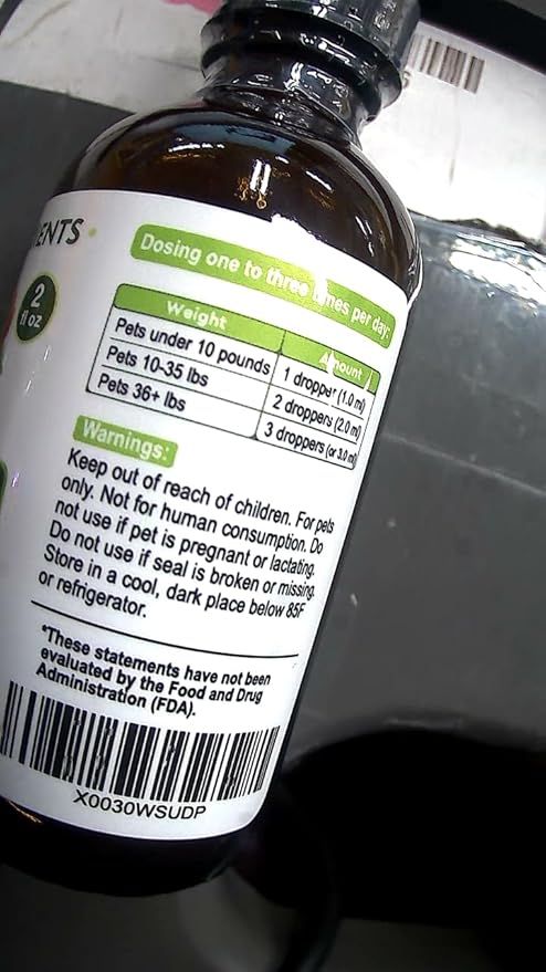 Kennel Cough Herbal Drops for Dogs & Cats - Cough Relief - Throat Soother - Dry and Wet Pet Cough - Made in US - 2 Fl Oz