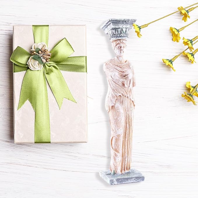 Fish Tank Statue Decor, Aquarium Goddess Statue, Fish Tank Decor, Aquarium Landscape Decoration Resin Greek Goddess Statue (2Pcs)