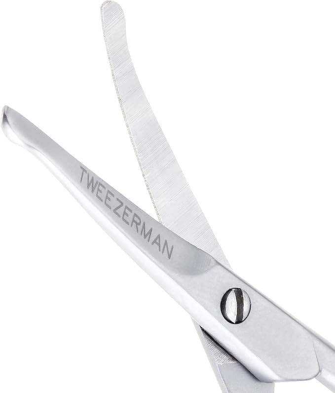 Tweezerman Pet Grooming Scissors, Stainless Steel Rounded Tip Trimming Shears for Dogs and Cats