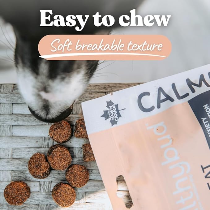 healthybud Calming Aid, Natural Duck Dog Treats & Toppers for Stress Relief - Dog Separation Anxiety, Stress Reduction, Aggression Relief - Support Calm, Immunity Health (4.6 Ounces)