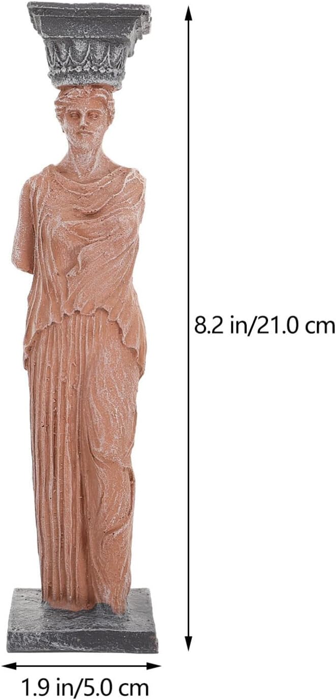 Fish Tank Decoration Aquarium Decor, 8.258" Resin Aquarium Goddess Statue,Fish Tank Decor, Aquarium Landscape Decoration Resin Goddess Statue Suitable for Fish Tanks Swimming Pool