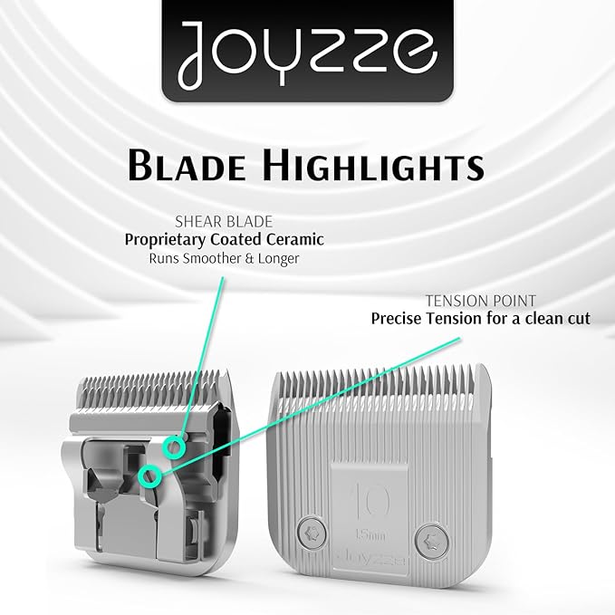 Raptor/Falcon Series A Blade - Professional Grade Dog Clipper Grooming Blade, Detachable, Replacement Blades - Stainless Steel, Coated Ceramic,(A Series #9)