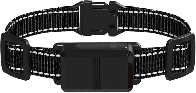 FLYSPEAR Wireless Pet Barrier - Rechargeable Indoor Barrier with 6 Adjustable Range Radius up to 7 ft, 6 Adjustable Safe Static Intensity, Electric Fence System with Hook (Receiver Collar Only)