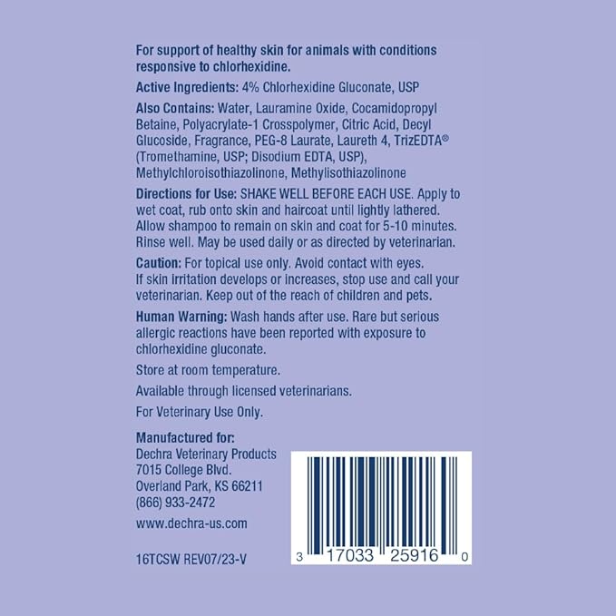 4 Shampoo for Dogs, Cats and Horses, 16 Ounce