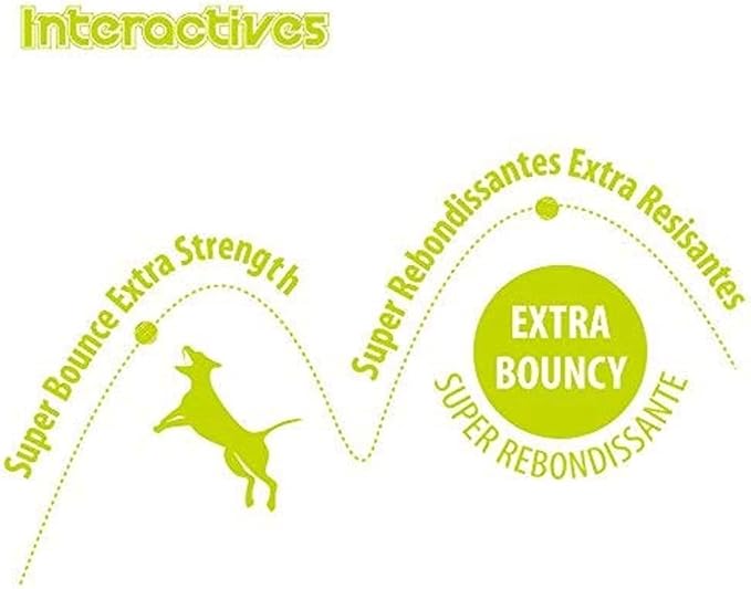 ALL FOR PAWS 2-inch Tennis Balls for Dogs, Fetch Toys for Small Medium Dogs, Bouncy & Durable Tennis Balls for Ball Launcher Toy, 6 Pack Fetch Toy for Outdoor Play