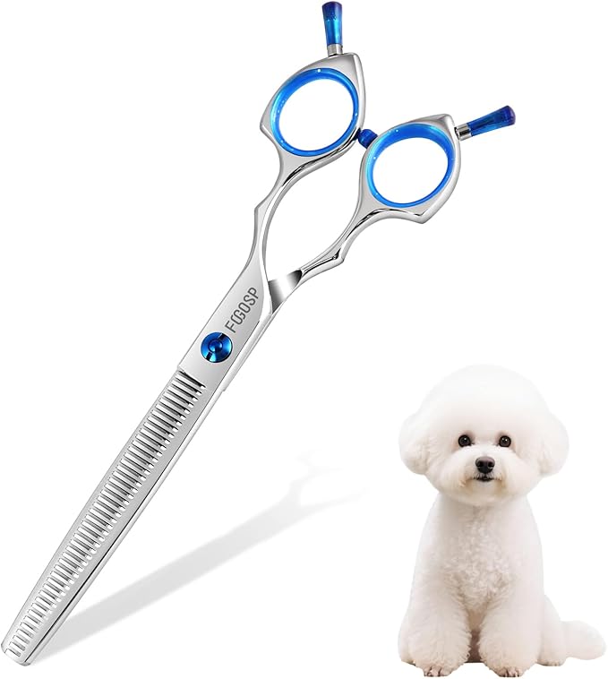 Thinning Shears for Dogs Professional Dog Grooming Scissors Pet Thinners Shear 30% Thinning Rate 46 Teeth Classic Handle Designed for Pet Groomers or Family DIY Use
