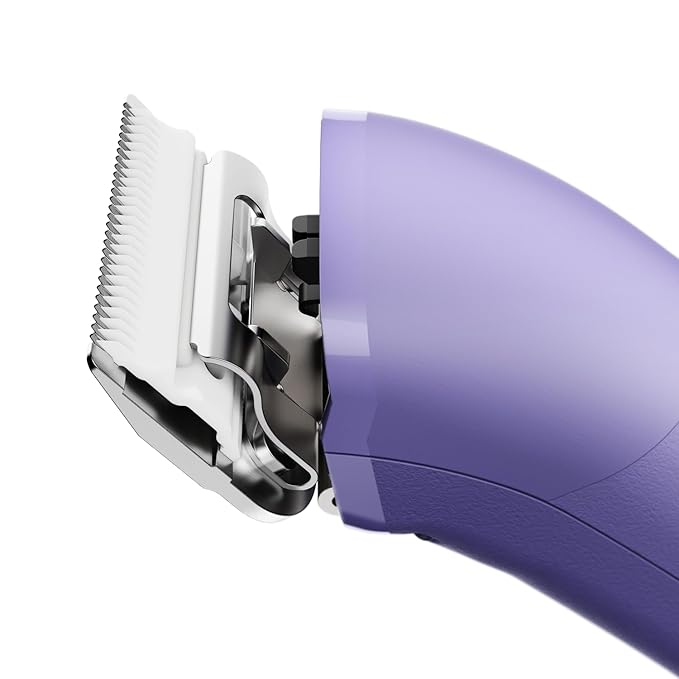 Andis Emerge Lithium-ion Cordless Detachable Blade Dog Clipper, for All Coats & Breeds, Purple, 560489