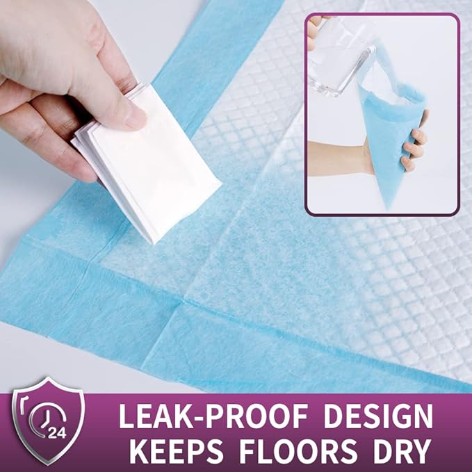 IMMCUTE Dog Pee Pads Extra Large, 30 x 36, 30 Ct, XXL Puppy Pads, Pee Pads for Dogs, Super Absorbent & Leak-Proof Pee Pads, Disposable Potty Pads for Dogs | Puppies | Doggie | Cats | Rabbits
