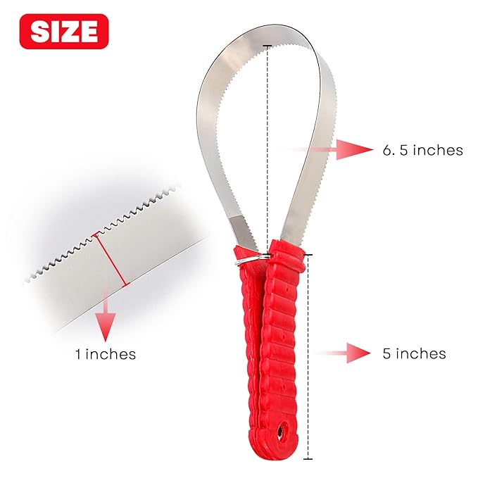Shedding Blade Horse Brush Scraper Stainless Steel Shed Blade for Dogs (one loop)